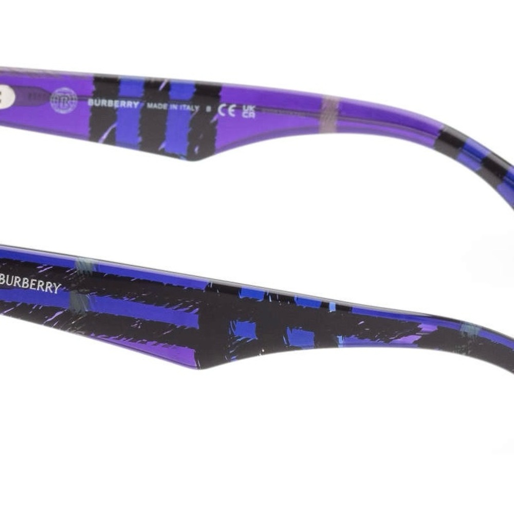 Burberry Purple and Black Sunglasses Used w case - Picture 2 of 10
